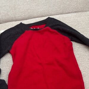 Jumping Beans Red and Black Crew Neck Shirt